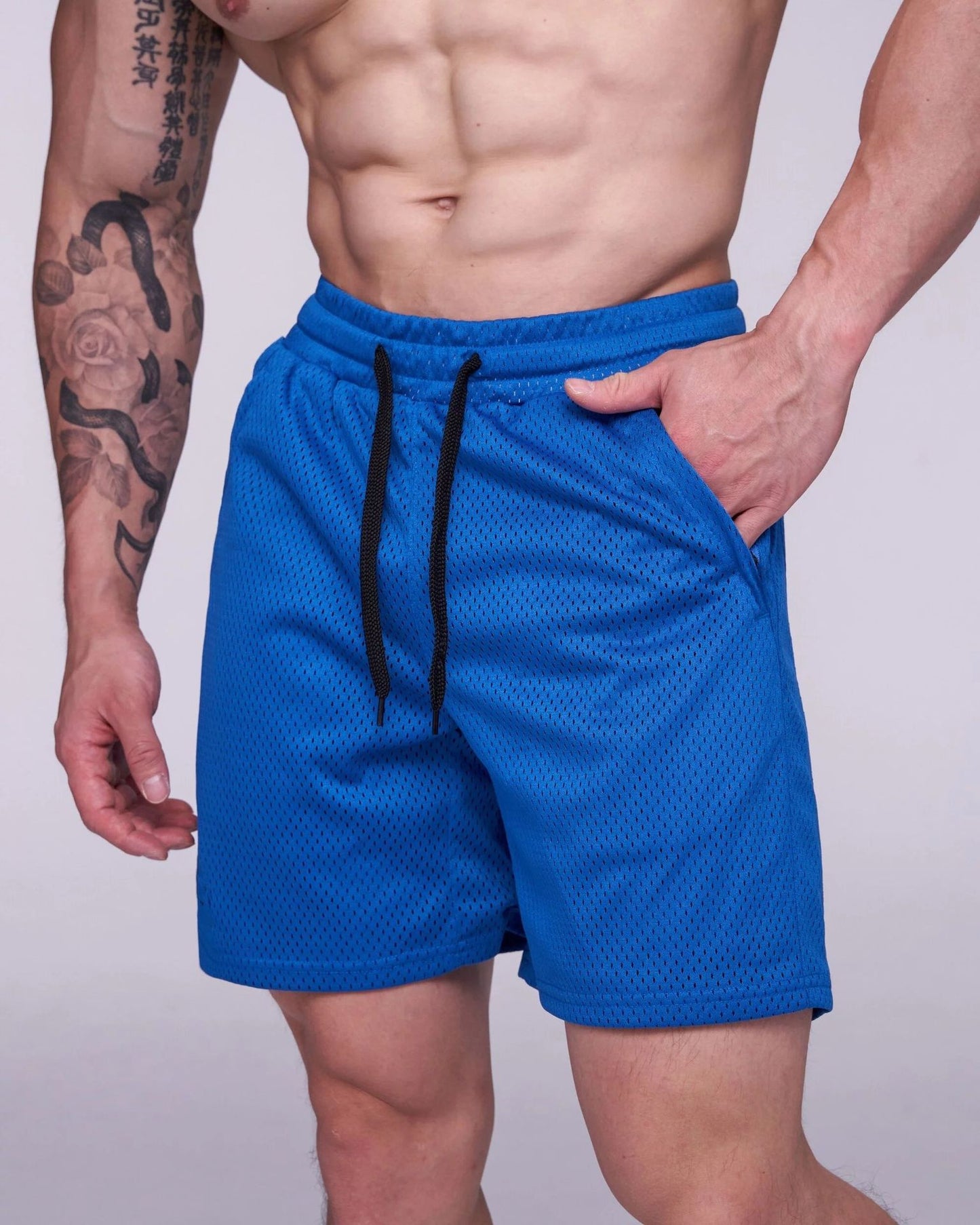 Men's Summer Mesh Shorts with Padding