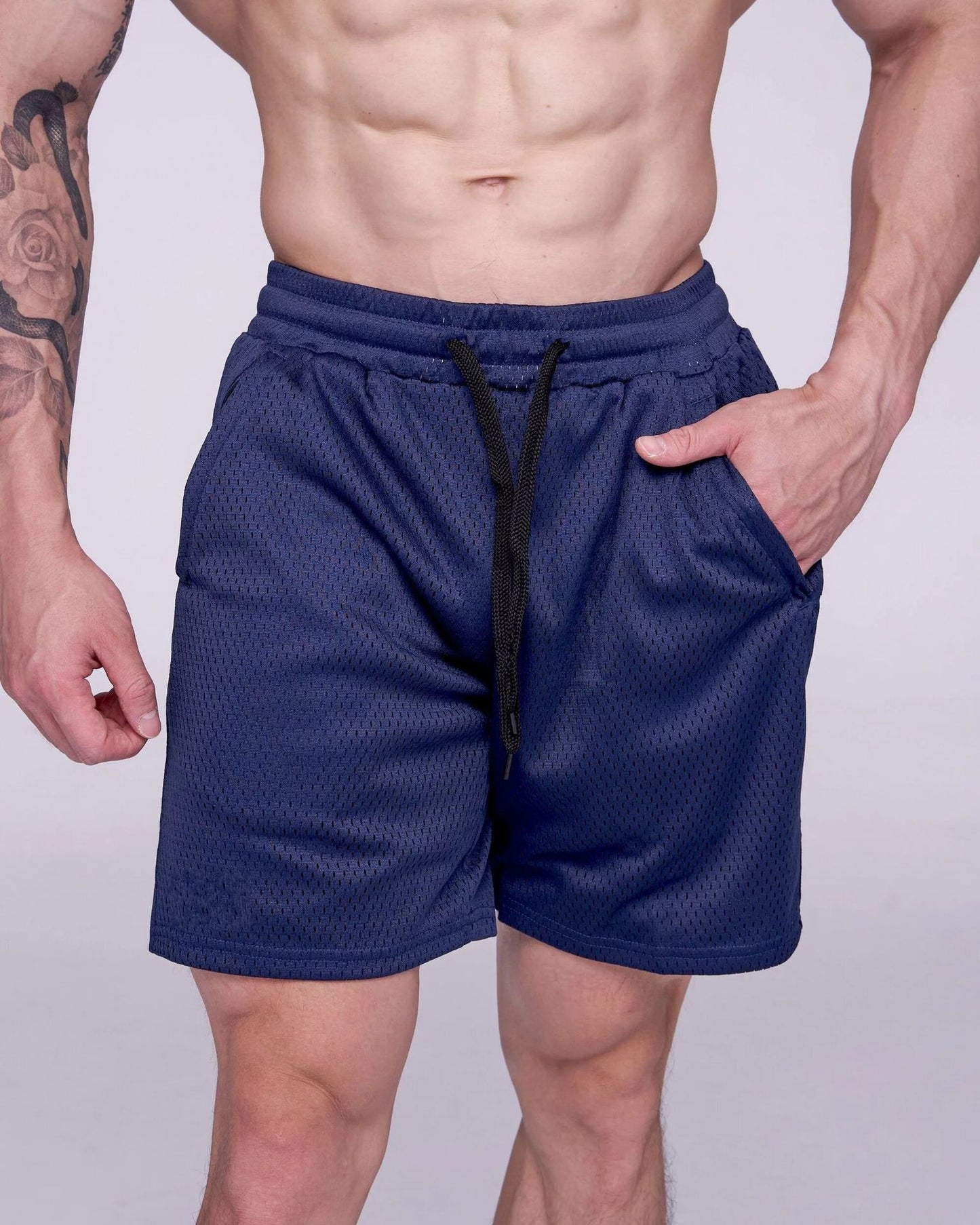 Men's Summer Mesh Shorts with Padding