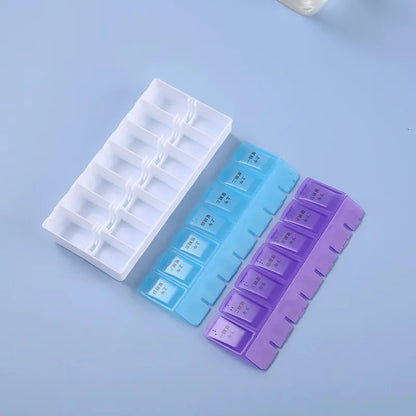 Weekly Travel Pill Case Organizer