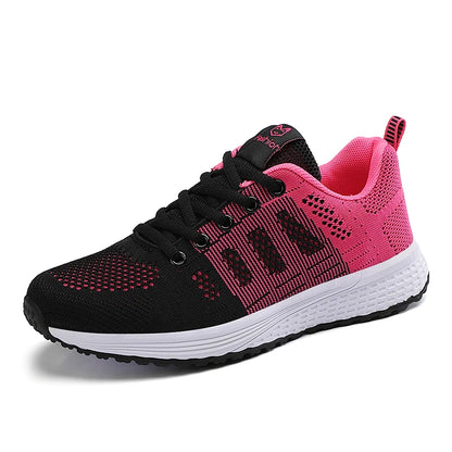 Breathable Mesh Wedge Sneakers for Women