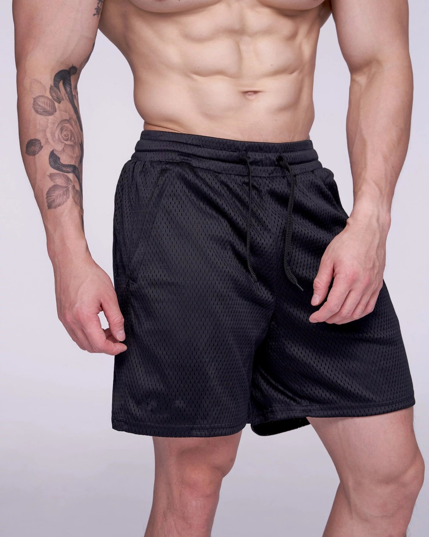 Men's Summer Mesh Shorts with Padding