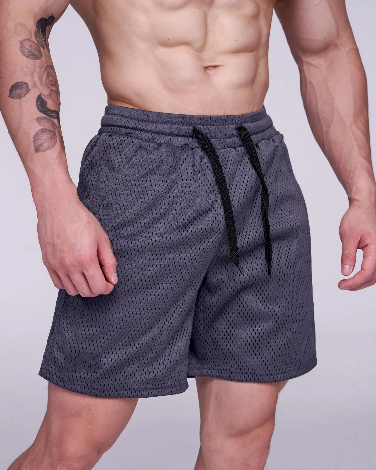 Men's Summer Mesh Shorts with Padding